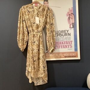 Ulla Johnson Agadir Floral Print Beach Coverup Dress